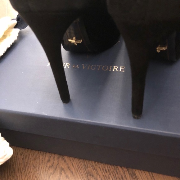 Pour La Victoire Suede Booties - Picture 5 of 5